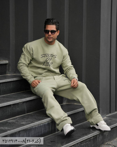 ست دورس شلوار مردانه مکوئین مدل بگ جنس پنبه سه نخ