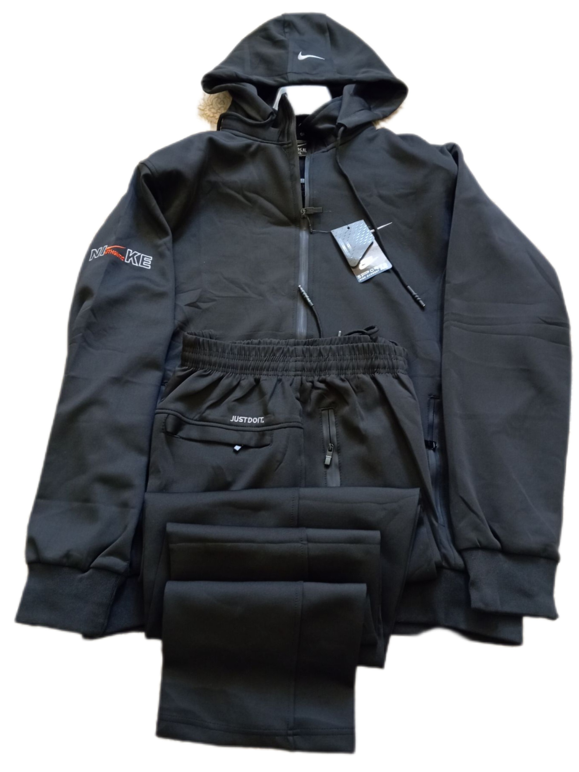 ست سویشرت شلوار مردانه آستین بلند مدل اسپرت قواره دار مارک نایک