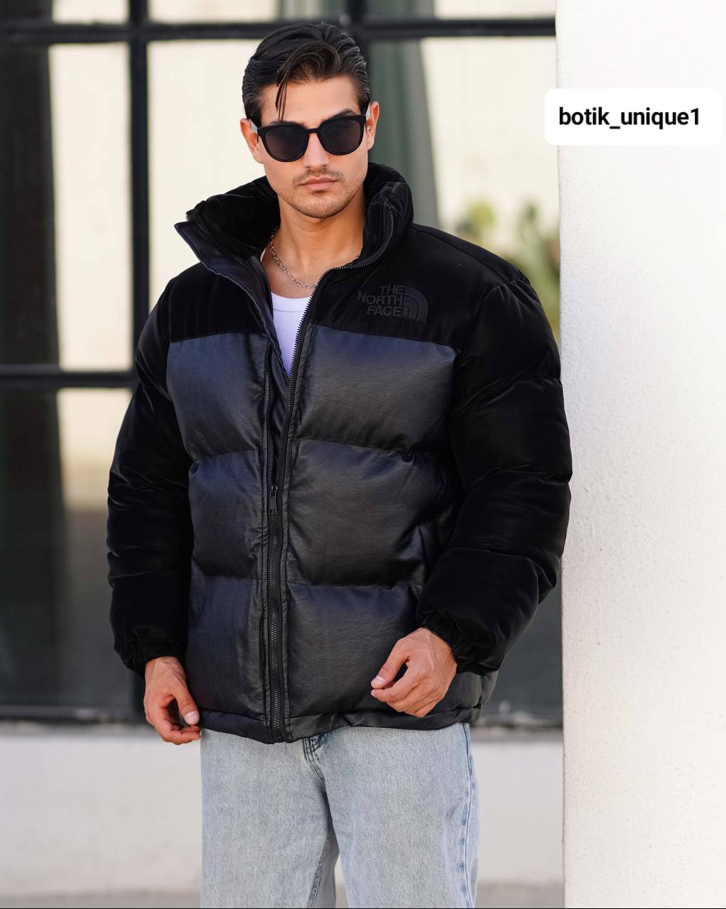 کاپشن مردانه ترکیبی نورث فیث باکسی مکویین