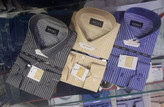 پیراهن مردانه المپیک دیپلمات راه راه نخ جواهربافت